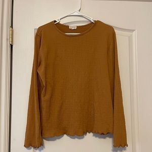 Roolee Long Sleeved Rust Shirt